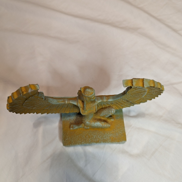 Ancient Egyptian Antiques Rare Isis Set Statue Open Wings Figure Old Egypt BC - Picture 6 of 6